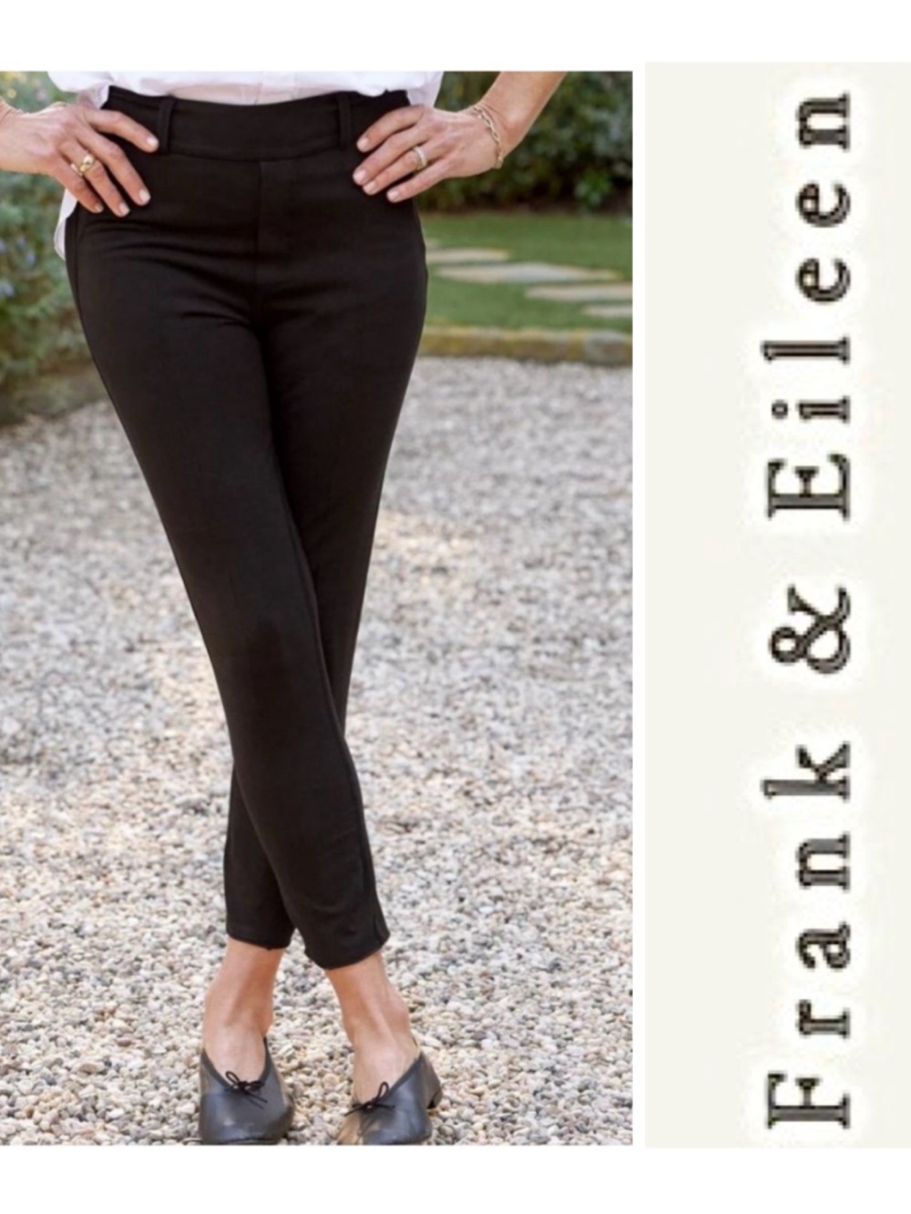 Frank & Eileen Murphy Billion Dollar Pants Black Super Stretch Large
